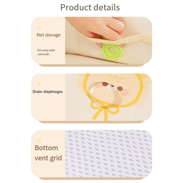 Elosung Bear Children's Portable Car Seat Activity Tray Multifunctional Travel Desk Car Organisers