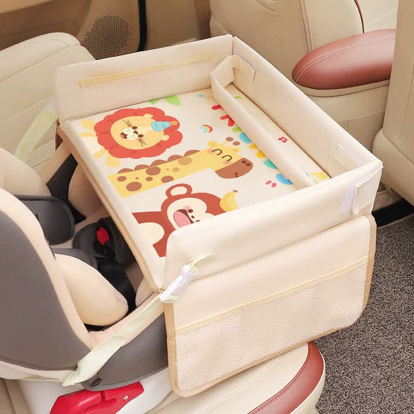 Giraffe Lion Monkey Children's Car Seat Activity Tray Multifunctional Travel Desk Activity Toys