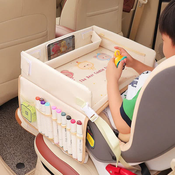 Giraffe Lion Monkey Children's Car Seat Activity Tray Multifunctional Travel Desk Activity Toys