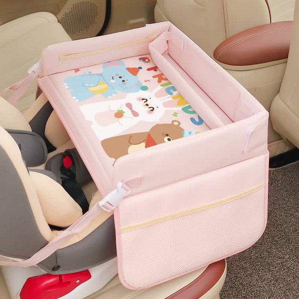 Little Bear Elephant White Rabbit Children's Portable Car Seat Activity Tray Multifunctional Travel Desk Other Car Interior