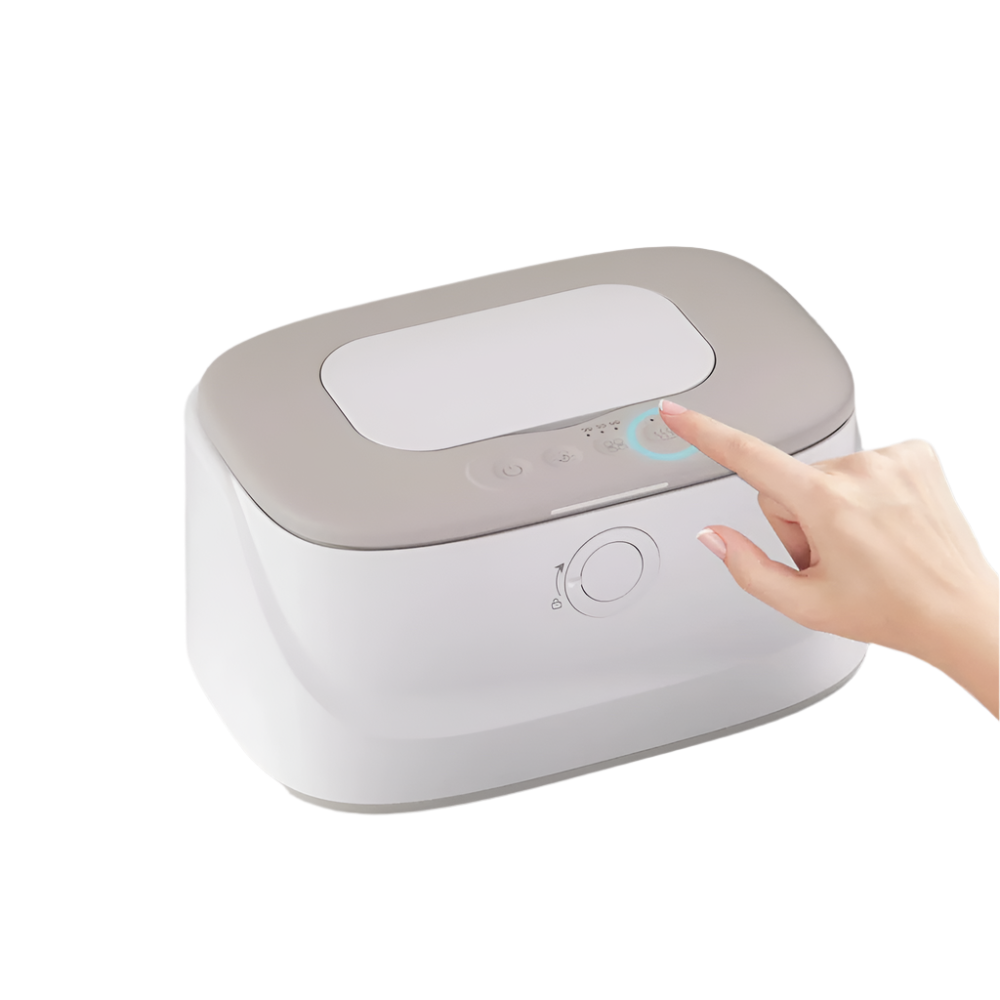 Grey Usb Powered Little One Wet Wipes Warmer Portable And Adjustable Heating Towels & Washcloths