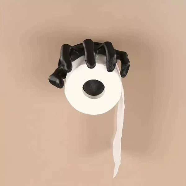 Elosung Creative Hand Shaped Toilet Paper Holder Unique Wall Mounted Design Toilet Paper Holders & Storage