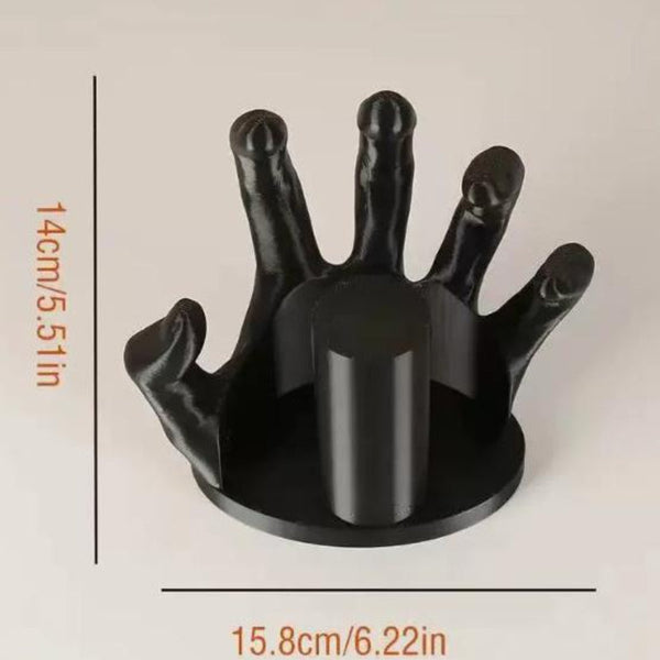 Elosung Creative Hand Shaped Toilet Paper Holder Unique Wall Mounted Design Toilet Paper Holders & Storage