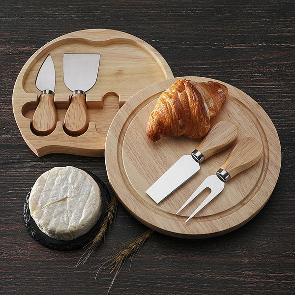 Elosung Steel Premium Cheese Board Set With Knives Perfect For Entertaining Cutting Boards