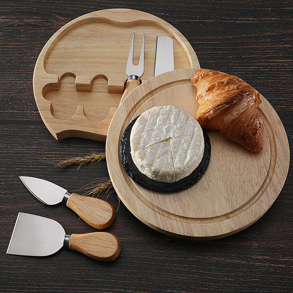 Elosung Gold Premium Cheese Board Set With Knives Perfect For Entertaining Cutting Boards