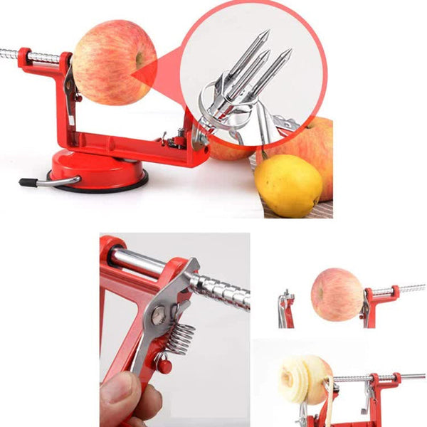 Elosung 3 In 1 Apple Peeler Corer Slicer With Suction Base Effortless Fruit Preparation Too Peelers & Slicers