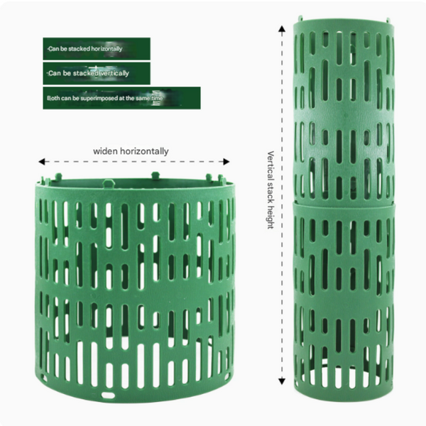 Green Tree Guard Protector Roll (6 Pieces/Set) Durable Plastic Garden Barrier For Plant Protection Other Plant Care & Accessories