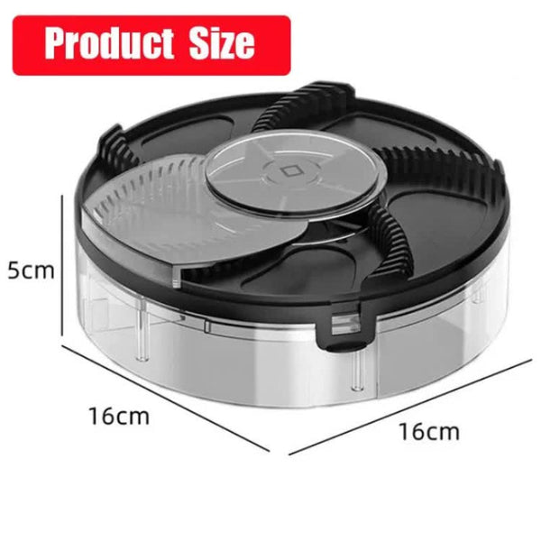 Elosung Black Electric Rotating Fly Trap 360 Degree Efficient Insect Catcher For Indoor Use Insect Nets & Repellents
