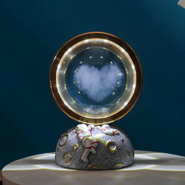 Love Cloud Galaxy Astronaut Led Night Light Decorative Space Themed Lamp With Starry Globe Night Lights