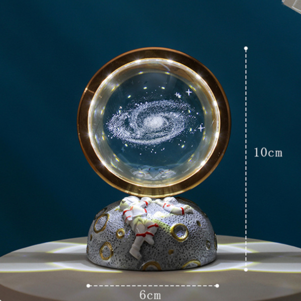 Love Cloud Galaxy Astronaut Led Night Light Decorative Space Themed Lamp With Starry Globe Night Lights