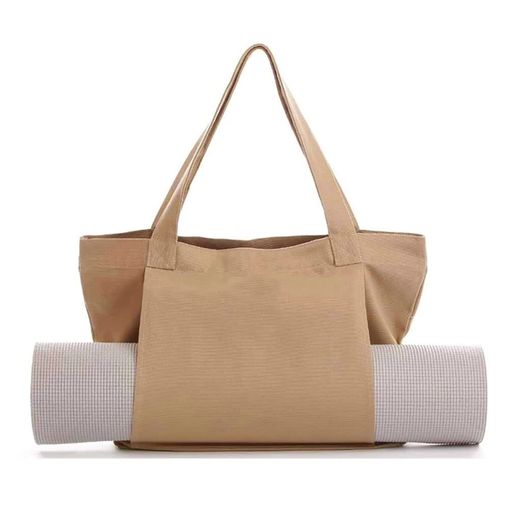 Elosung Apricot Yoga Mat Tote Bag Multi Purpose Gym With Holder Exercise Mats