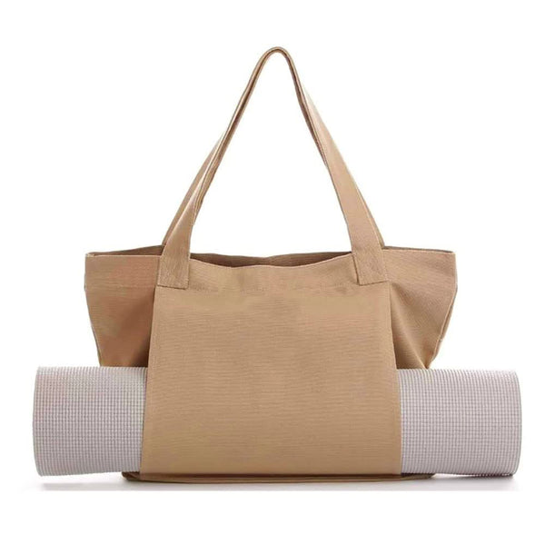 Elosung Apricot Yoga Mat Tote Bag Multi Purpose Gym With Holder Exercise Mats