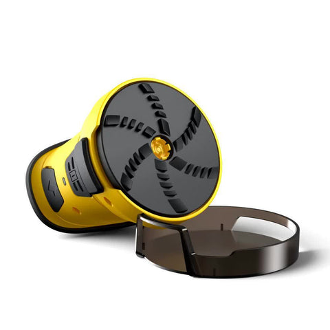 Yellow Rechargeable Electric Ice Scraper Handheld Windshield Defroster Ice Scrapers & Snow Brushes