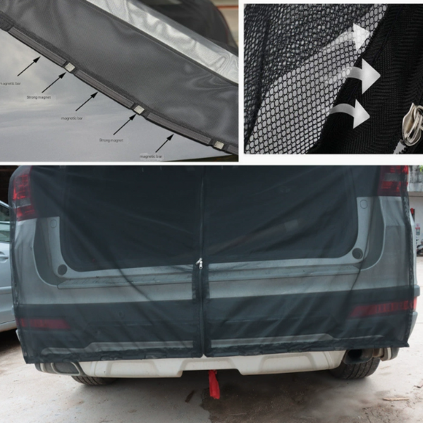 M Magnetic Car Tailgate Mosquito Net Camping And Outdoor Bug Screen Insect Nets & Repellents