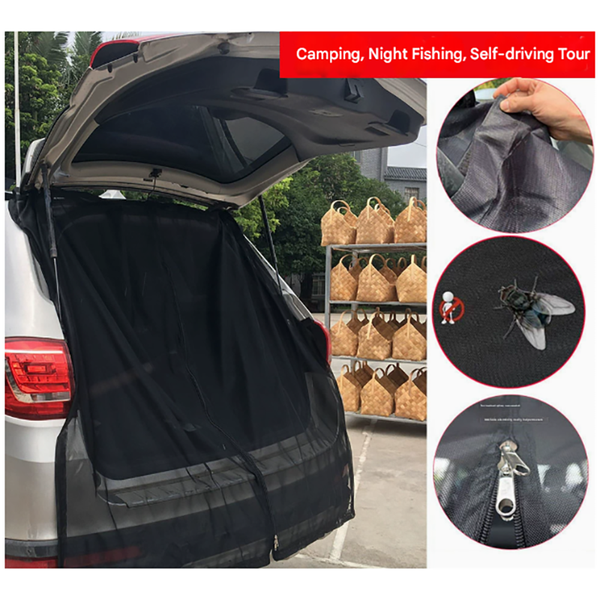 Elosung Xl Magnetic Car Tailgate Mosquito Net Camping And Outdoor Bug Screen Insect Nets & Repellents