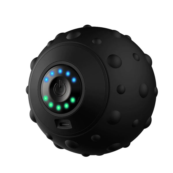 Elosung Black Rechargeable Electric Massage Ball Vibrating Full Body Muscle Relaxation Tool Massagers