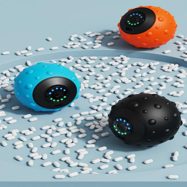 Elosung Black Rechargeable Electric Massage Ball Vibrating Full Body Muscle Relaxation Tool Massagers