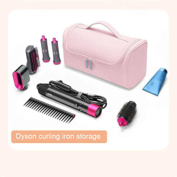 Elosung Grey Hair Styling Tool Organizer Travel Storage Bag With Compartments Storage Bags