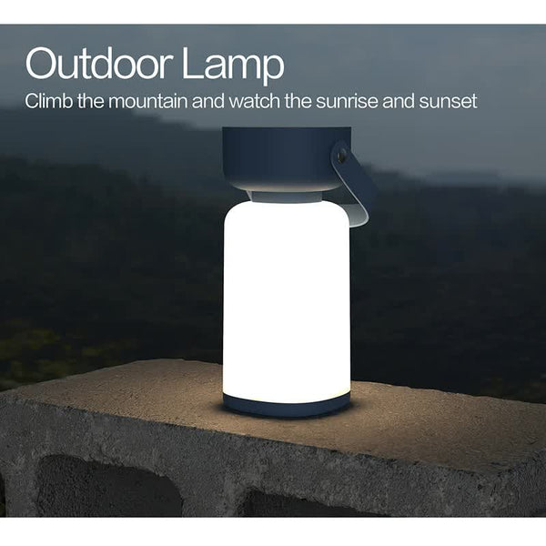 Yellow Brown Rechargeable Portable Camping Lantern Lightweight Led Tent With Handle Lanterns