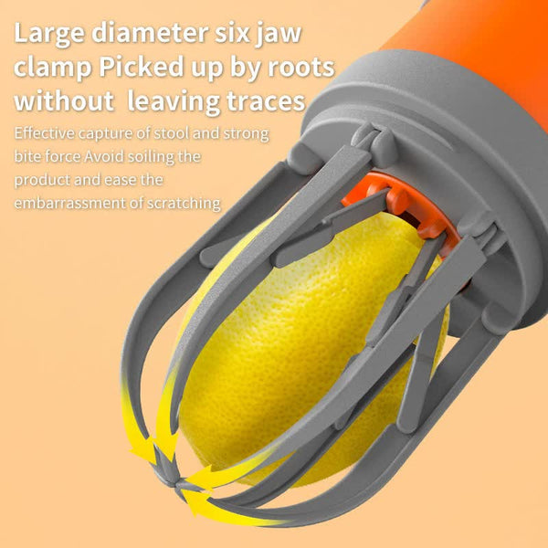 Hygienic Pet Waste Grabber One Click Hands Free Poop Picker With Disposable Bags Pooper Scooper & Bags