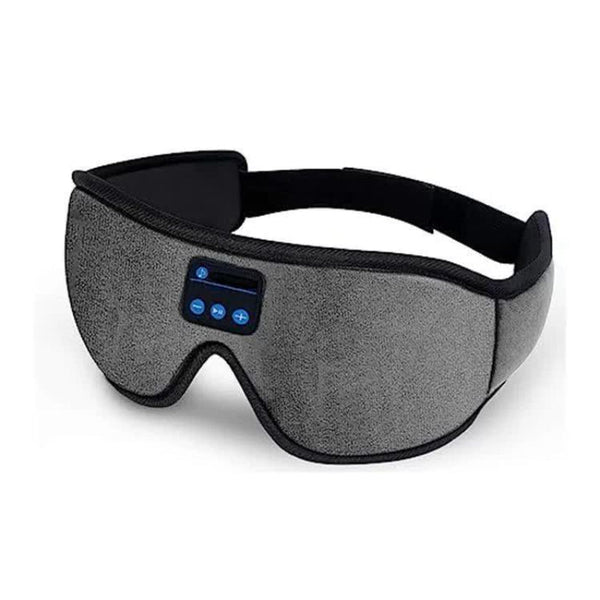 Elosung Dark Grey 3D Contoured Bluetooth Sleep Eye Mask Ultra Soft Wireless Music For Travel Meditation And Eye Masks