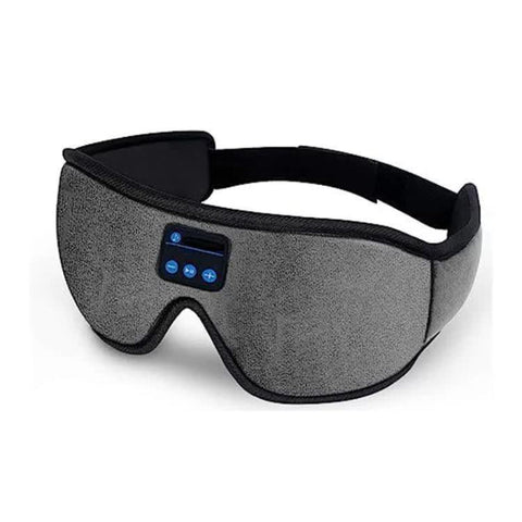 Elosung Dark Grey 3D Contoured Bluetooth Sleep Eye Mask Ultra Soft Wireless Music For Travel Meditation And Eye Masks