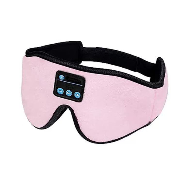 Elosung Pink 3D Contoured Bluetooth Sleep Eye Mask Ultra Soft Wireless Music For Travel Meditation Eye Masks