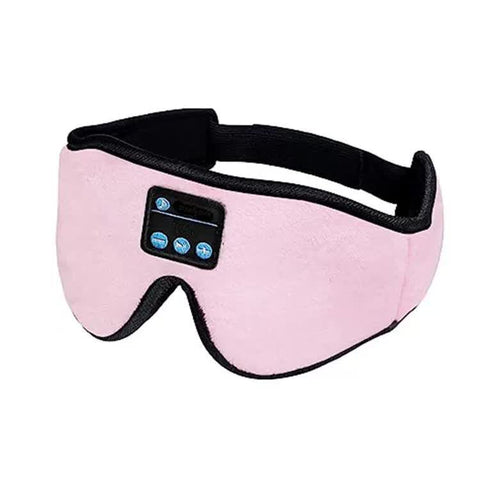 Elosung Pink 3D Contoured Bluetooth Sleep Eye Mask Ultra Soft Wireless Music For Travel Meditation Eye Masks