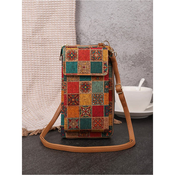 Elosung Elegance Bohemian Style Wallet With Multi Compartment Design Large Capacity Zipper Clutch For Women Wallets