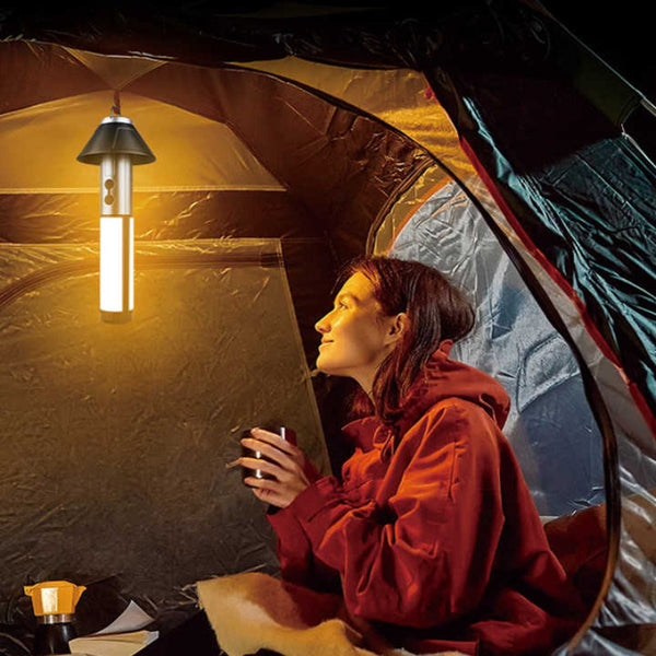 Elosung Multifunctional Telescopic Camping Lantern Portable Led Light With Adjustable Height And Usb Charging (Up To 51.8 Cm) Lanterns
