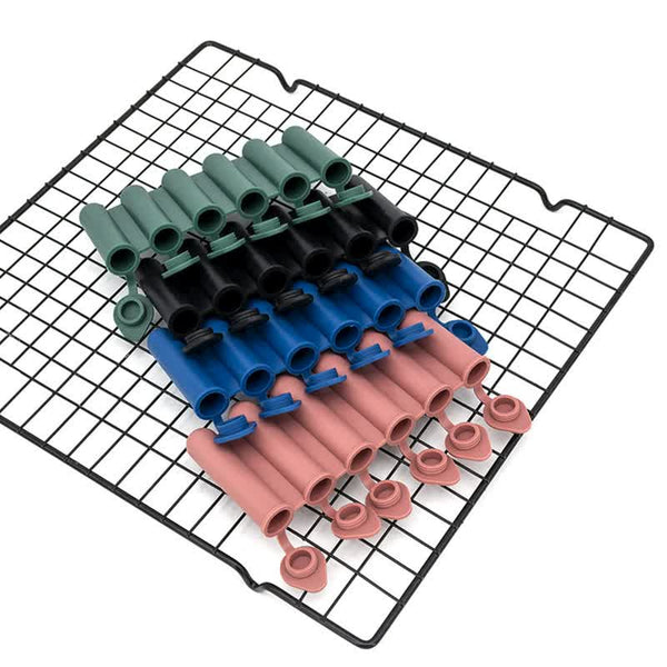 Blue Reusable Silicone Ice Stick Mold 10 Piece Set For Drinks And Bottles (6 X 1.2 Cm Per Stick) Ice Cubes Trays & Moulds