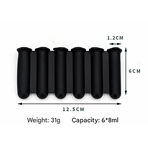 Elosung Black Reusable Silicone Ice Stick Mold 10 Piece Set For Drinks And Bottles Ice Cubes Trays & Moulds