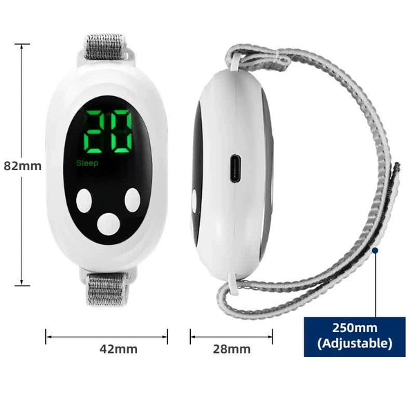 Elosung White Ems Sleep Aid Device With Pulse Stimulation Support Bracelet Other Sleeping Aids