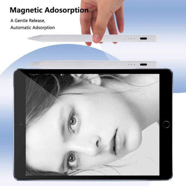 Elosung Black Stylus Pen For Ipad 2018 And Later Tilt Pressure Magnetic Styluses