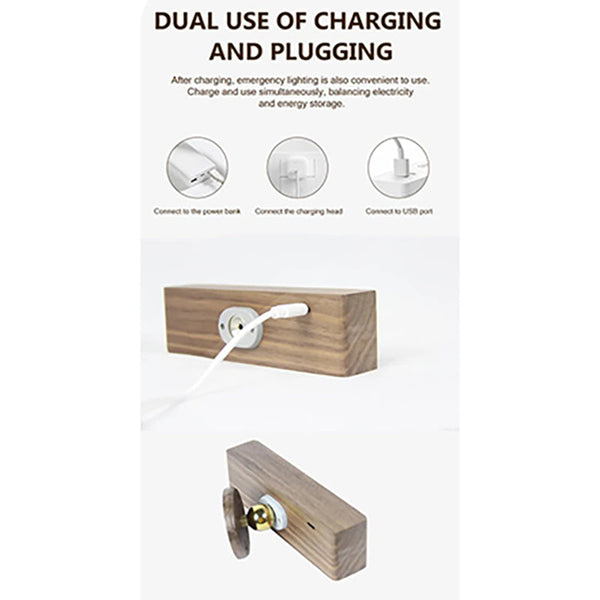 Elosung Brown Touch Control Dimmable Led Wall Light Minimalist Design Wall Lights