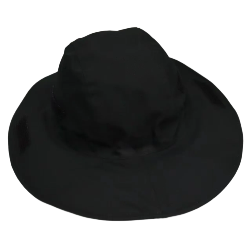 Black Outdoor Waterproof Wide Brim Rain Hat Hats