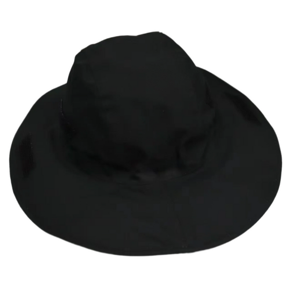 Black Outdoor Waterproof Wide Brim Rain Hat Hats