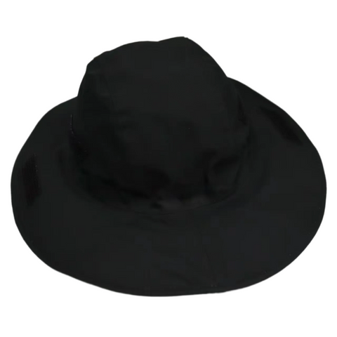 Black Outdoor Waterproof Wide Brim Rain Hat Hats