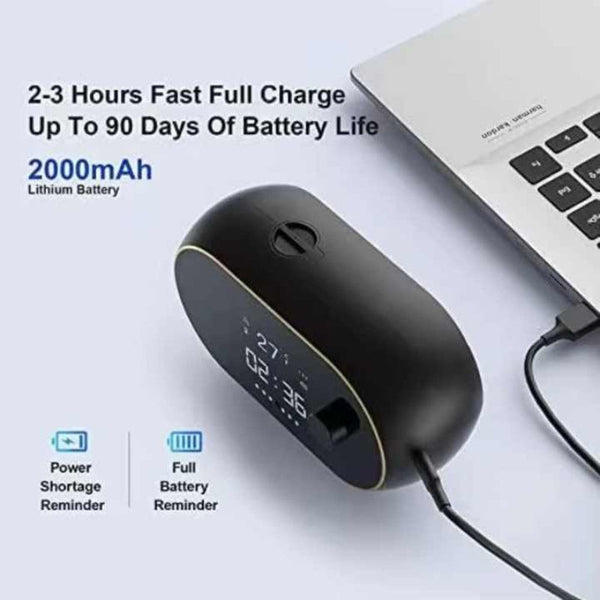 Black Wall Mounted Automatic Foam Soap Dispenser With Led Display Soap Dishes & Dispensers