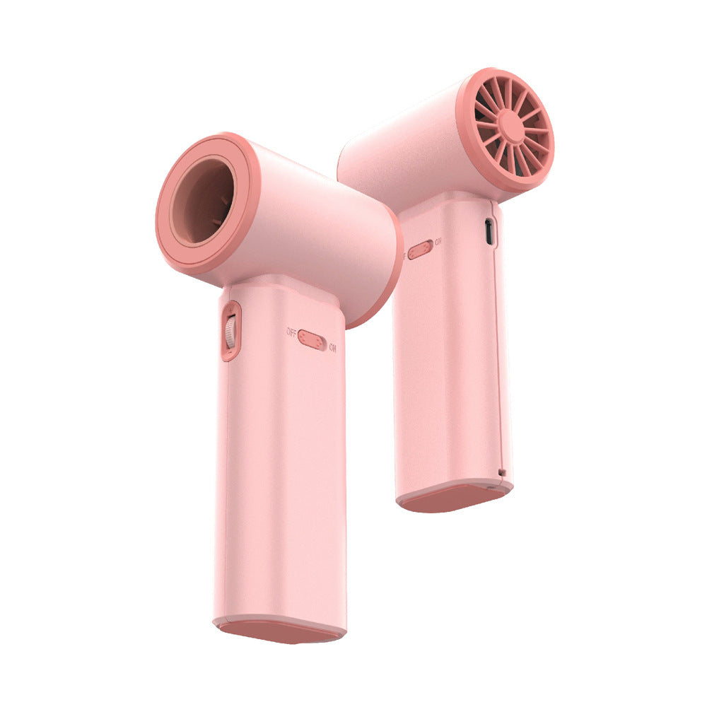 Elosung Pink Portable 2 In 1 Mini Handheld Fan And Hair Dryer Portable Fans