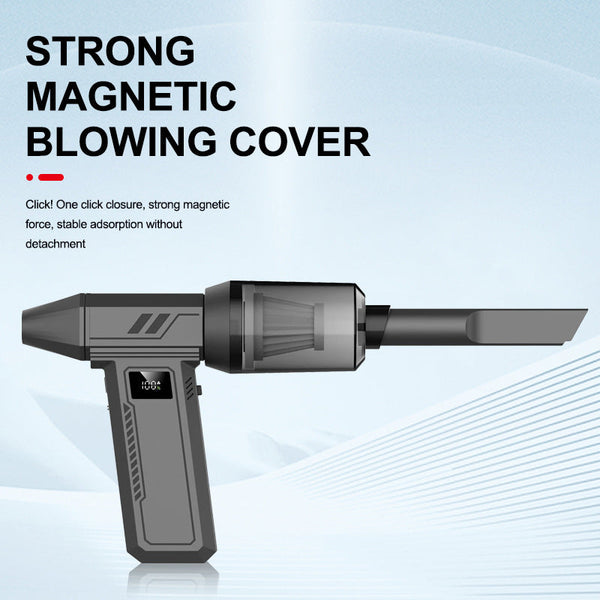 Elosung Black 130000 Turn Compact Handheld Air Blower And Vacuum Cleaner With Dual Functionality Hair Dryers