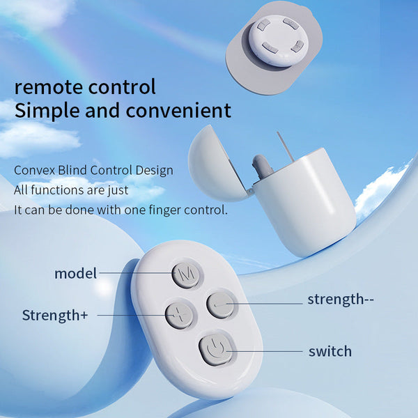 Smart Cervical Spine Massager With Remote Control And Charging Case Massagers