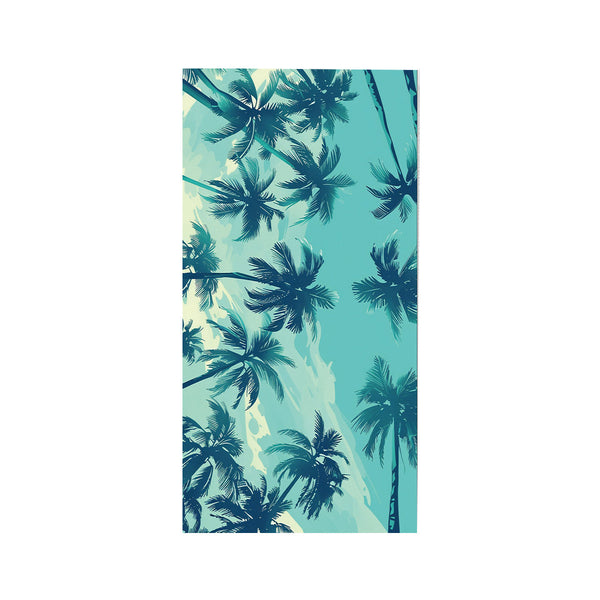 Elosung 2 Pcs Palm Frond Extra Large Microfiber Double Sided Beach Towel Quick Drying And Portable Towels & Washcloths