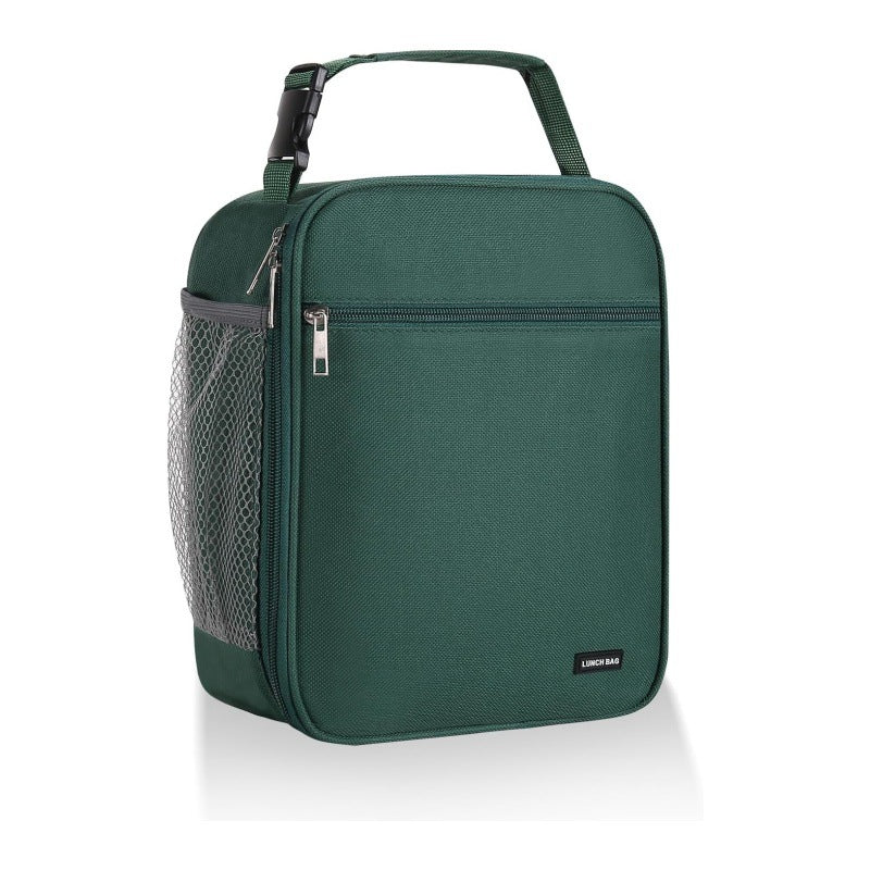 Green Set Of 2 Handheld Insulated Lunch Bags For Food Storage Lunchboxes