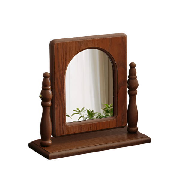 Square Shaped Tabletop Vanity Mirror Elegant Design Makeup Mirrors