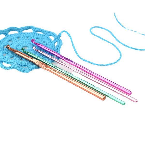 Yellow 100 Piece Crochet Kit With Storage Case For Beginners And Professionals Other Crocheting And Knitting