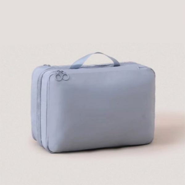 Blue Multifunctional Compact Travel Organizer Bag Stores 6 8 Essentials For Easy Access Packing Organisers