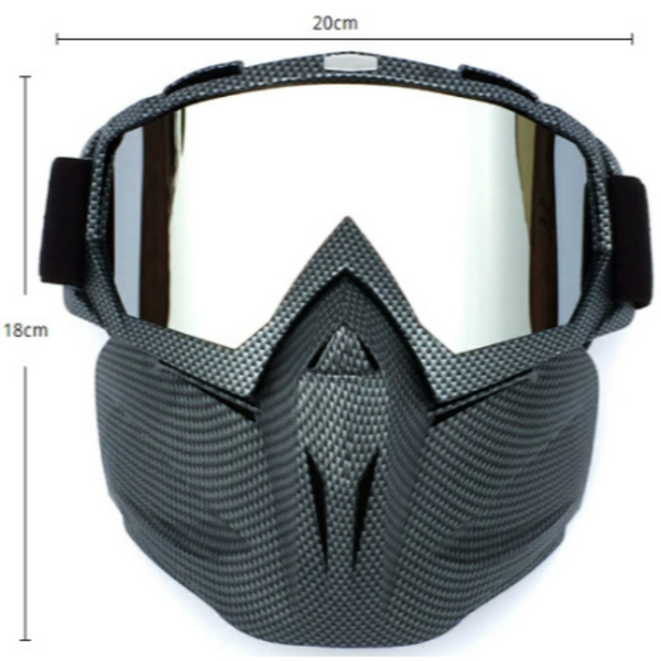 Camouflage Frame Faux Red Flake Sleek Black Full Face Snow Goggles With Mirror Lens Ultimate Protection And Comfort Goggles & Sunglasses