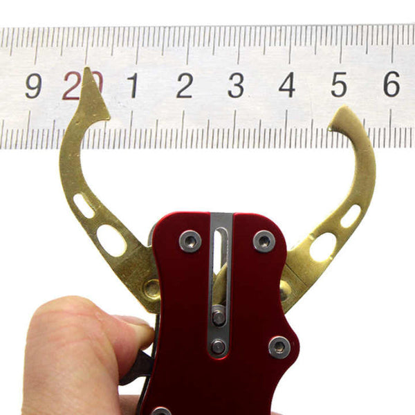 Elosung 2 Pcs Red Multi Function Fishing Hook Remover Tool Durable Lightweight And Compact Hooks