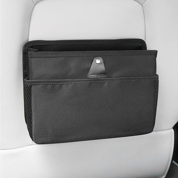 Elosung Black Car Backseat Organiser Compact And Convenient For Storage Car Organisers